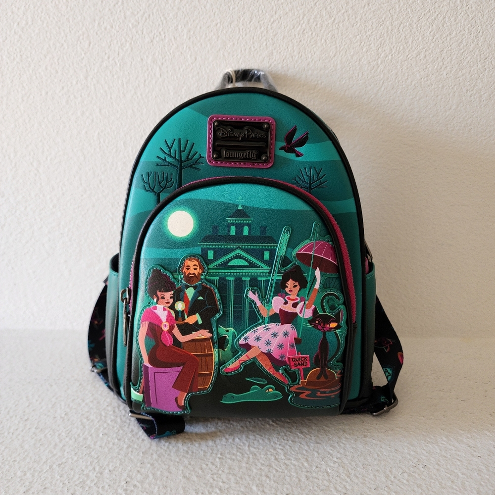 Disney Club 33 Exclusive Haunted Mansion Loungefly Backpack